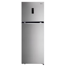 LG 360 L Convertible Double Door Refrigerator With Inverter Linear Compressor (GL-T382TPZX, Dazzle Steel)