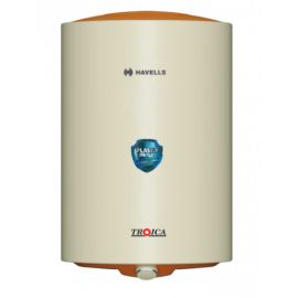 Havells Troica 25 Litre Storage Water Heater | Metal Body, Glass Coated Tank (Ivory Brown)