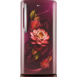 LG 210 L 5 Star Direct-Cool  Inverter Single Door Refrigerator (GL-D231ARWU, Base stand with drawer)