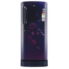LG 201 L 4 Star Inverter Direct-Cool Single Door Refrigerator (GL-D211HBEE, Blue Euphoria)