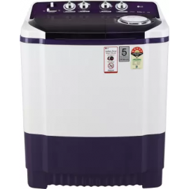 LG 8 kg 5 star Semi Automatic Top Load Washing Machine Purple, White  (P8035SPMZ)