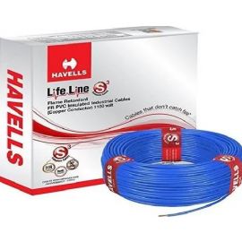 Havells Lifeline Cable WHFFDNBA11X0 1 sq mm Wire (Blue)