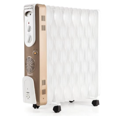 Usha OFR 3613FS - 13 Fins Oil Filled Radiator with Fan Heater (White) Included Components Space Heater