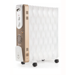 Usha OFR 3611FS - 11 Fins Oil Filled Radiator with Fan Heater (White) Included Components Space Heater