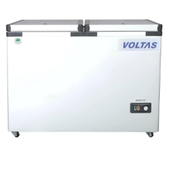 Voltas CB HT 300 DD Half Cooler Half Freezer Combo (Cooler cum Freezer, White)