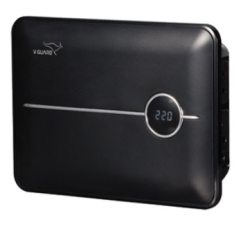 V-Guard Digital Voltage Stabilizer Crystal 200 Prime For Smart/LED TV 100-290V 6A Black