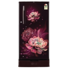 LG 185 L 2 Star Direct-Cool Single Door Refrigerator (GLD1925XOWB, Fast Ice Making)