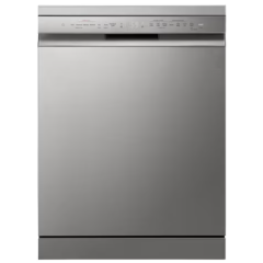 LG Dishwasher, TrueSteam™, 15 Place Setting, QuadWash™, ThinQ™ (Wi-Fi), Auto Open Door, Prime Silver