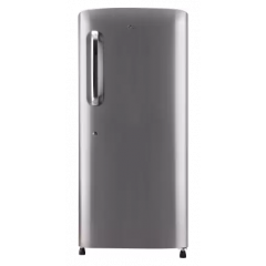 LG 210 L Direct Cool Single Door 4 Star Refrigerator  (Shiny Steel, GL-B231APZY)