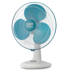 Usha Maxx Air Ultra 400mm Table Fan Blue Color Aerodynamic Blade Design for High Air Delivery 
