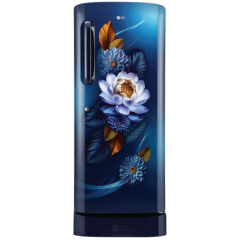 LG 224 L 3 Star Direct-Cool Inverter Single Door Refrigerator (GL-D241ABWD, Base stand with drawer)