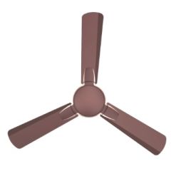 Voltas RIMFLO BLDC Powerful Ceiling Fan 1200MBRB Color Rose Brown
