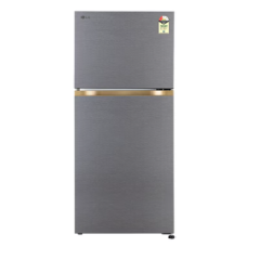 LG 225L Frost Free Refrigerator with Smart Inverter Compressor, Multi Air Flow,  Smart Mode, Dazzle Steel, 2 Star