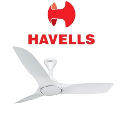 Havells 1250mm Stealth Air Ceiling Fan | Aerodynamic blades for silent operation, Superior Air Delivery