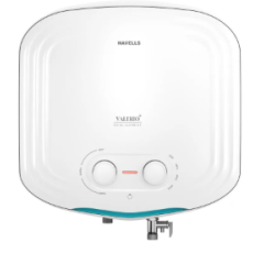 Valerio+ Dual Element  Convertible Storage Water Heater (Geyser) 10 L White Blue 