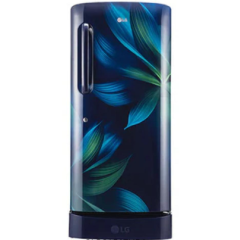 LG 200 L 5 Star Single Door Refrigerator, Direct Cool GLD2156ZHBA Smart Inverter Compressor, Energy Saving and Fast Ice Making
