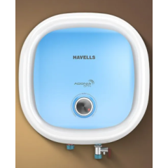 Havells Geyser 15 L Storage Water Heater (Adonia Spin, White and sky blue)