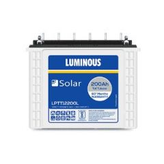 Luminous Solar LPTT12200L 200 Ah Tall Tubular Inverter Battery 