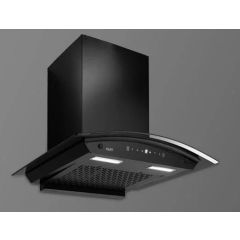 Kaff MAINZ DHC 90 Auto Clean Wall Mounted Chimney  (BLACK 1100 CMH)