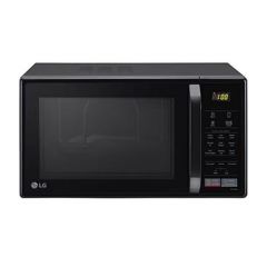 LG 21 L Convection Microwave Oven with Glass Door, 151 Auto Cook Menu, Quartz Heater, Health Plus Menu, Glossy Black