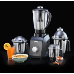 USHA 1200W TurboX Mixer Grinder | 4 Stainless Steel Jars | Blending, Dry Grinding, Chutney Grinding
