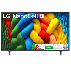 LG 189 cm (75) NanoCell TV (NANO), α7 Gen8 AI Processor 4K, 60Hz Native Refresh Rate, 75NANO83A6A