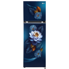 LG 242 L 2 Star Frost Free Inverter Double Door Refrigerator(GL-S292SBWY, Shiny Steel, Convertible)