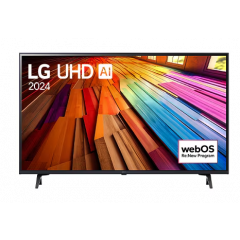 LG 43 Inch TV 109cm Ultra HD 4K α5 Gen7 AI Processor 4K, 20W AudionSmart LED TV (43UT80406LA)