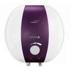 V-Guard 25 L Storage Water Geyser (Pebble Pro 25 Ltr BEE 5-star rating With Energy-Saving Technology & Rust- proof, White & Violet)