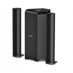 PHILIPS Convertible Soundbar MMS8090, 2.1 Channel with Multiple-Connectivity Option,USB in, Bluetooth Connectivity 80 Watt (Black)