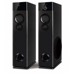 PHILIPS Audio SPA9120B/94 Tower Speakers with Bluetooth