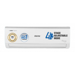 Voltas 1 Ton 5 Star, Inverter Split AC(Copper, 4-in-1 Adjustable Mode, Anti-dust Filter, 125V Vectra Elite-1, White)