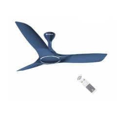 Havells Stealth Air The most silent BLDC fan with Premium Look and Finish, 1200mm BLDC motor and Remote Controlled Ceiling Fan (Indigo Blue, Pack of 1)