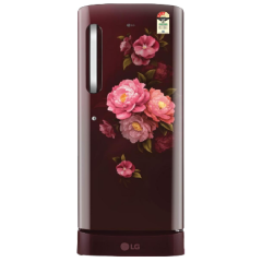 LG 224 L 3 Star Single Door Refrigerator, Direct Cool GLD2336ZAWS Smart Inverter Compressor and Energy Saving