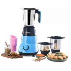 USHA XC500M13 XCITE 500 Mixer Grinder 3 Jars, Blue, Black