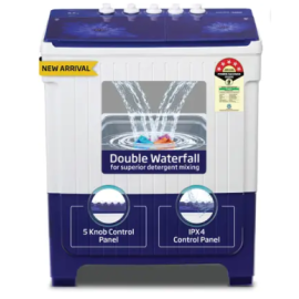 Voltas Beko by A Tata Product 8.5 kg 5 Star Semi Automatic Top Load Washing Machine WTT85UAA Blue