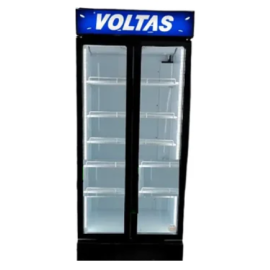 Voltas 550 litre Double Door Visi Cooler Commercial Display Refrigerator With Fan Cooling and LED Light