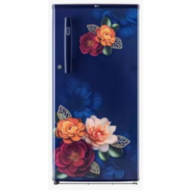 LG 185 L 1 Star Direct-Cool Single Door Refrigerator (GL-D1915WOBK,Fast Ice Making)