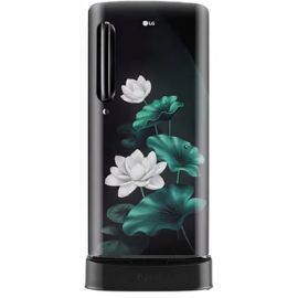 LG 185 L Direct Cool Single Door 3 Star Refrigerator with Base Drawer with Moist 'N' Fresh (Emerald, GL-D201AELD)