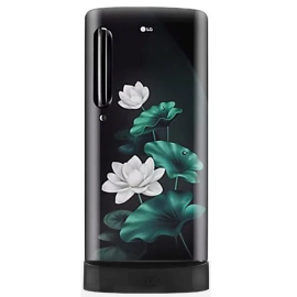 LG 185 L Direct Cool Single Door 3 Star Refrigerator with Base Drawer with Moist 'N' Fresh (Emerald, GL-D201AELU)