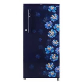 LG 185 L 1 Star Direct Cool Single Door Refrigerator (GL-B199OBJB-Toughened Glass, Blue Jasmine)