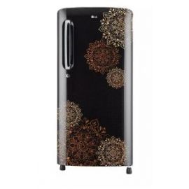 LG 185 L 5 Star Direct Cool Single Door Refrigerator (GL-B201AERZ, Ebony Regal)