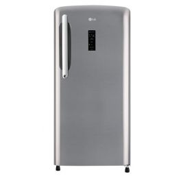 LG 201 L 4 Star Direct Cool Single Door Refrigerator (GL-B211CPZY, Shiny Steel Moist 'N' Fresh)