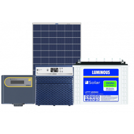 LUMINOUS Solar Home Solution I-CRUZE3000 Inverter + SRS SHINE 2420 + LPTT12150H Solar Tubular Battery &+330W Solar Poly Crystaline Module Pure Sine Wave Inverter