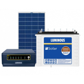 Luminous Solar Inverter NXG 1150 With Solar Battery LPTT12100H And Solar Panel 170W 