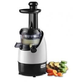 Usha CPJ 382S NutriPress Cold Press Juicer with Full Mouth Feeding Tube, 200 Watt (Black & White)