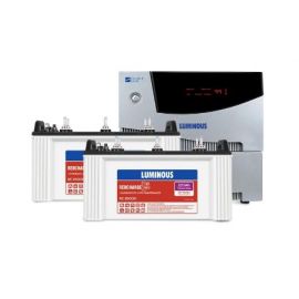 Luminous Inverter & Battery Combo for Home, Office & Shops (Cruze+ 2KVA Pure Sine Wave Inverter & 2 Nos. RC15000 120Ah Short Tubular Batteries)