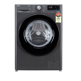 LG 10Kg Front Load Washing Machine, AI Direct Drive™, Middle Black, 5 Star