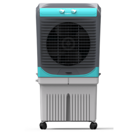 Symphony - Maxwind 90XL Desert Air Cooler 90L Fast Cooling with CFD Technology (Inverter Compatible, Grey & Blue)