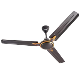Usha Racer Chrome 1200MM Ultra High Speed 400RPM Ceiling Fan (Rich Brown)